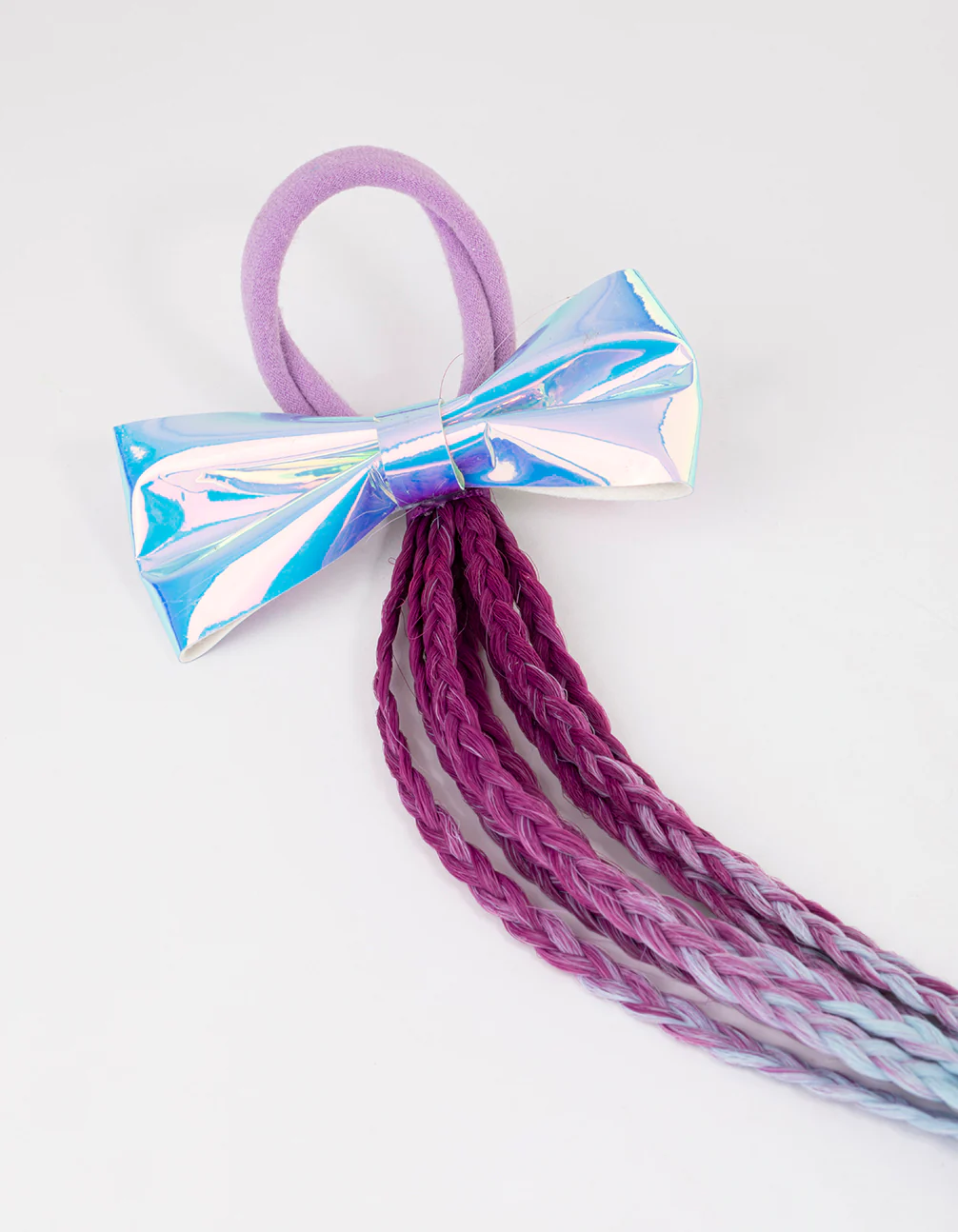 Kids Faux Multi Braid Hair Tie - Image 2