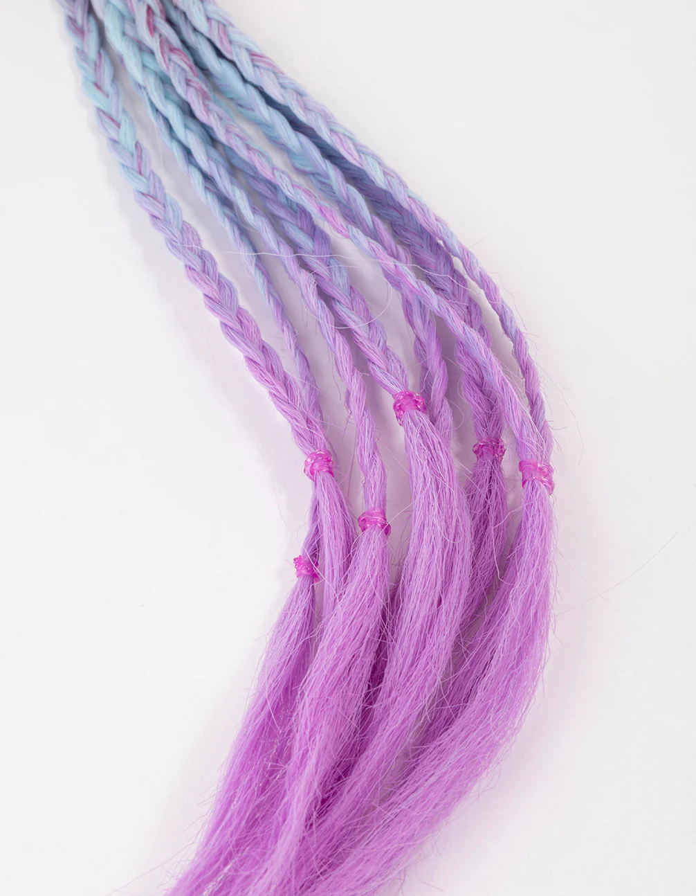 Kids Faux Multi Braid Hair Tie - Image 3