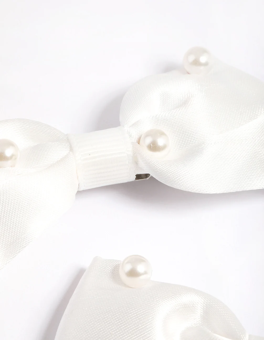 Kids Pearl Bow Clip Pack - Image 2