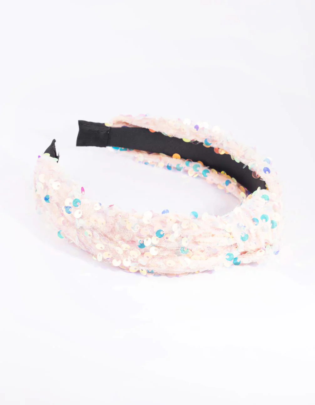 Kids Sequin Knot Headband - Image 3