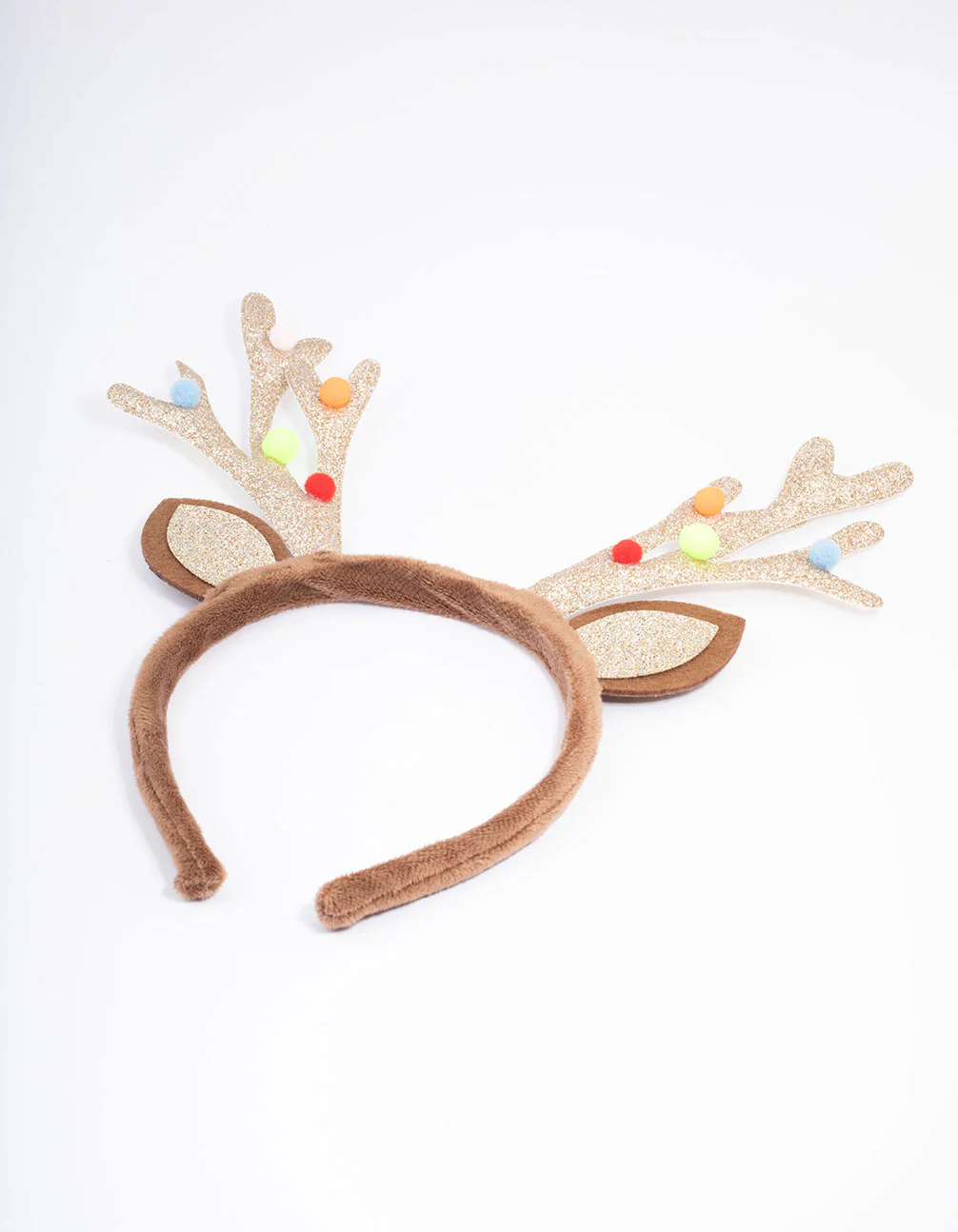 Kids Christmas Glitter Antler Headband - Image 3