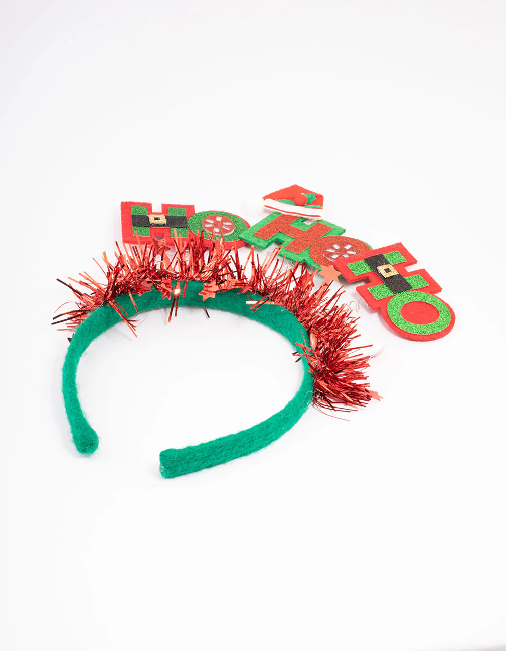 Kids Fabric Christmas Ho-Ho-Ho Headband - Image 3