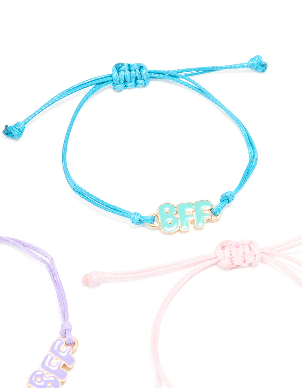 Kids Pastel Bubble BFF Bracelets 3-Pack - Image 3