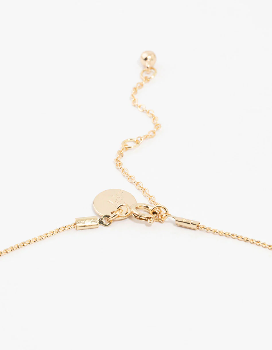 Kids Gold Butterfly Necklace & Earrings & Wrist Cuff Set - Image 3