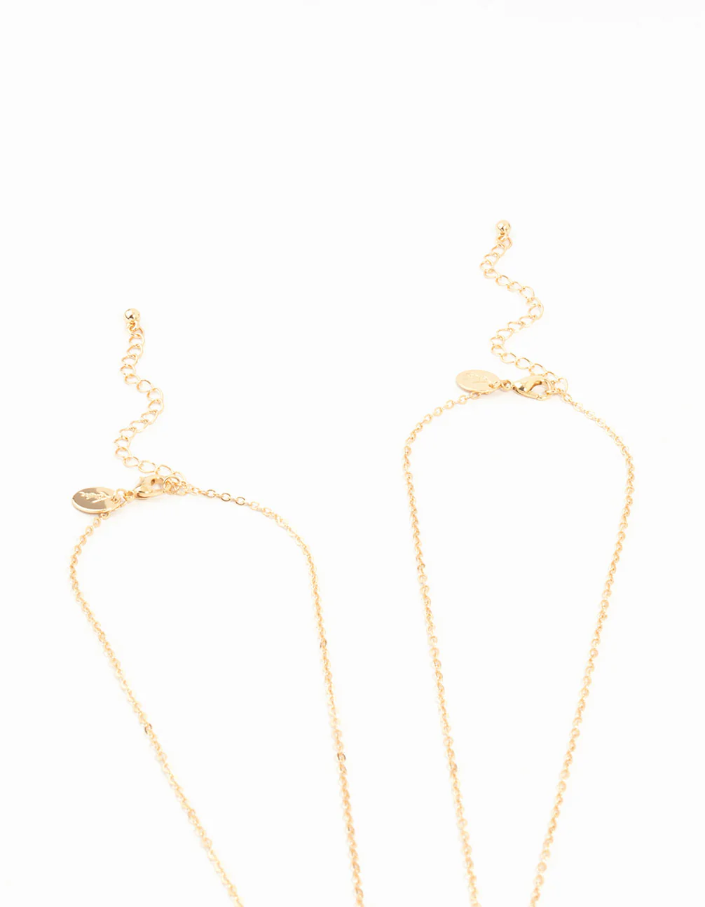 Kids Gold Moon Cat BFF Necklaces 2-Pack - Image 3