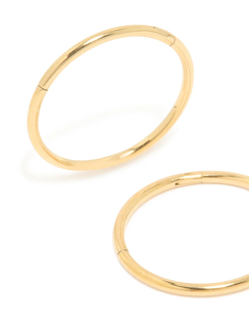 Kids Gold Plated Surgical Steel Sleeper Earrings - Image 2