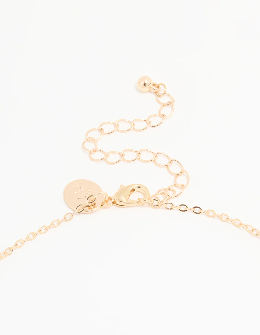 Kids Gold Sequin Cat Shaker Pendant Necklace - Image 3