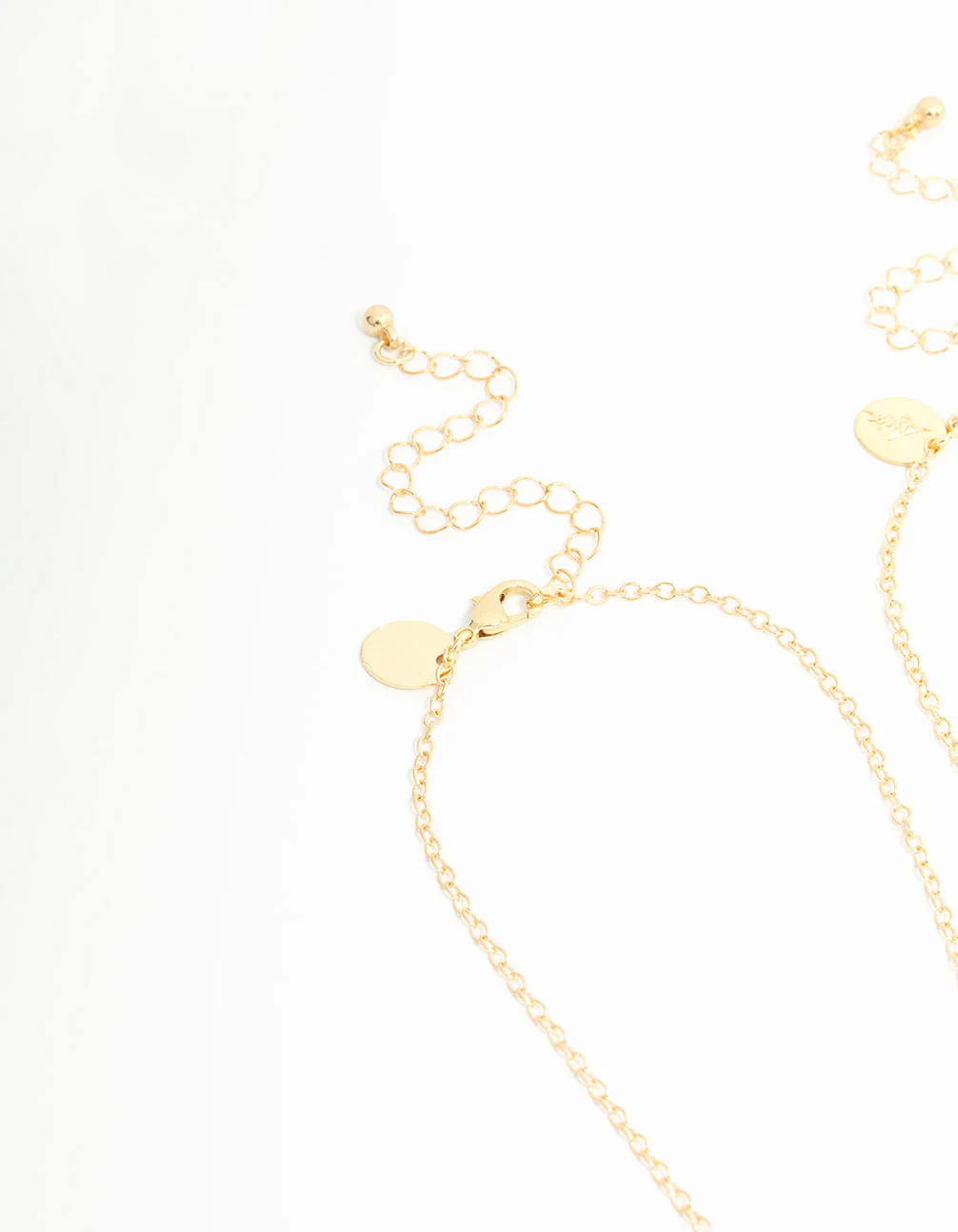 Kids Gold Shaker Bunny BFF Pendant Necklaces 2-Pack - Image 3