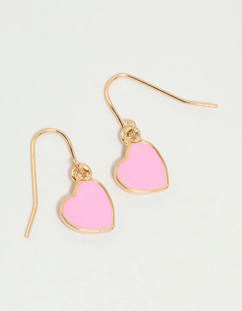 Kids Gold Toadstool Heart Drop Earrings 3-Pack - Image 3