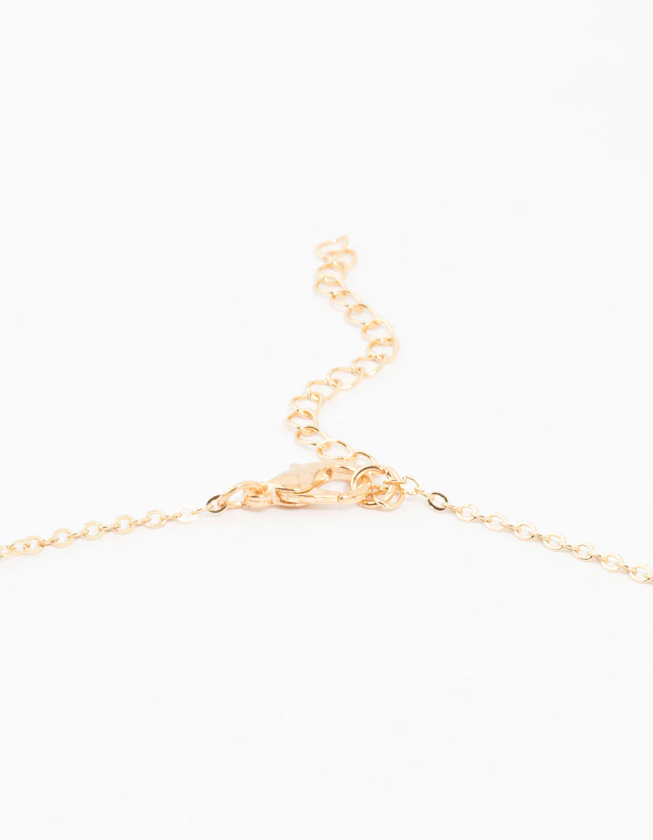 Kids Gold Unicorn Charm Necklace - Image 3