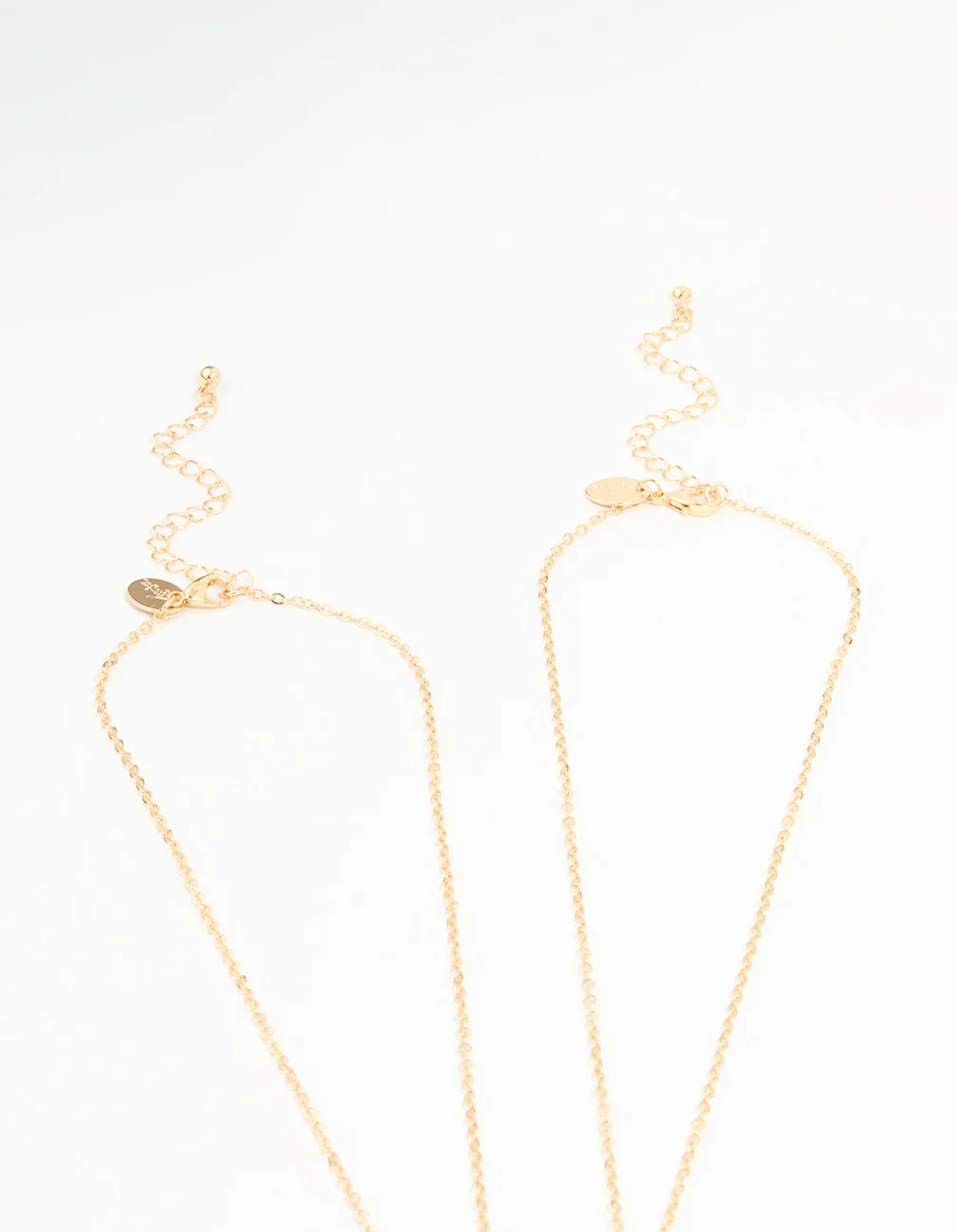 Kids Gold Wing Heart BFF Pendant Necklaces 2-Pack - Image 3