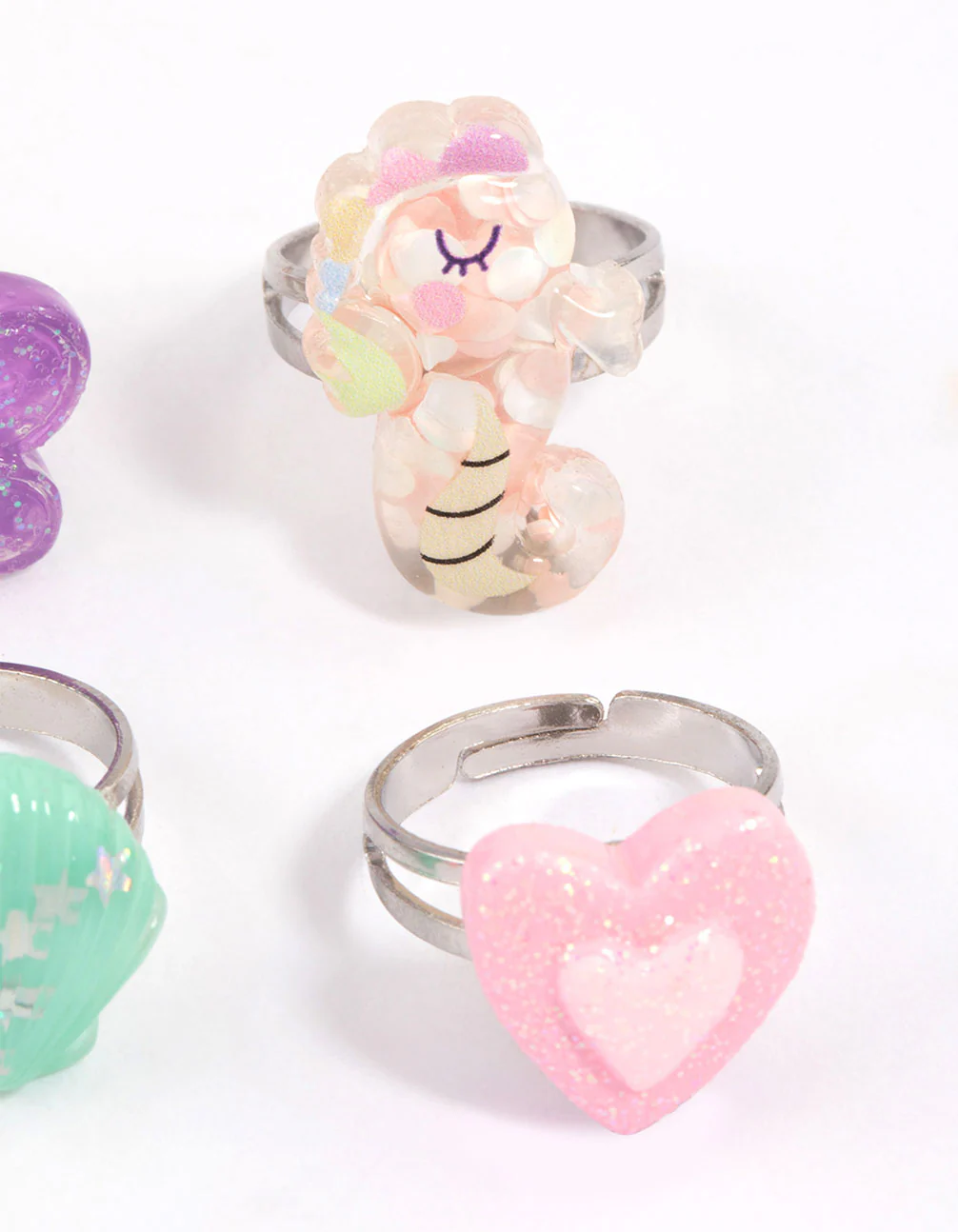 Kids Unicorn Sweet Ring 6-Pack - Image 3