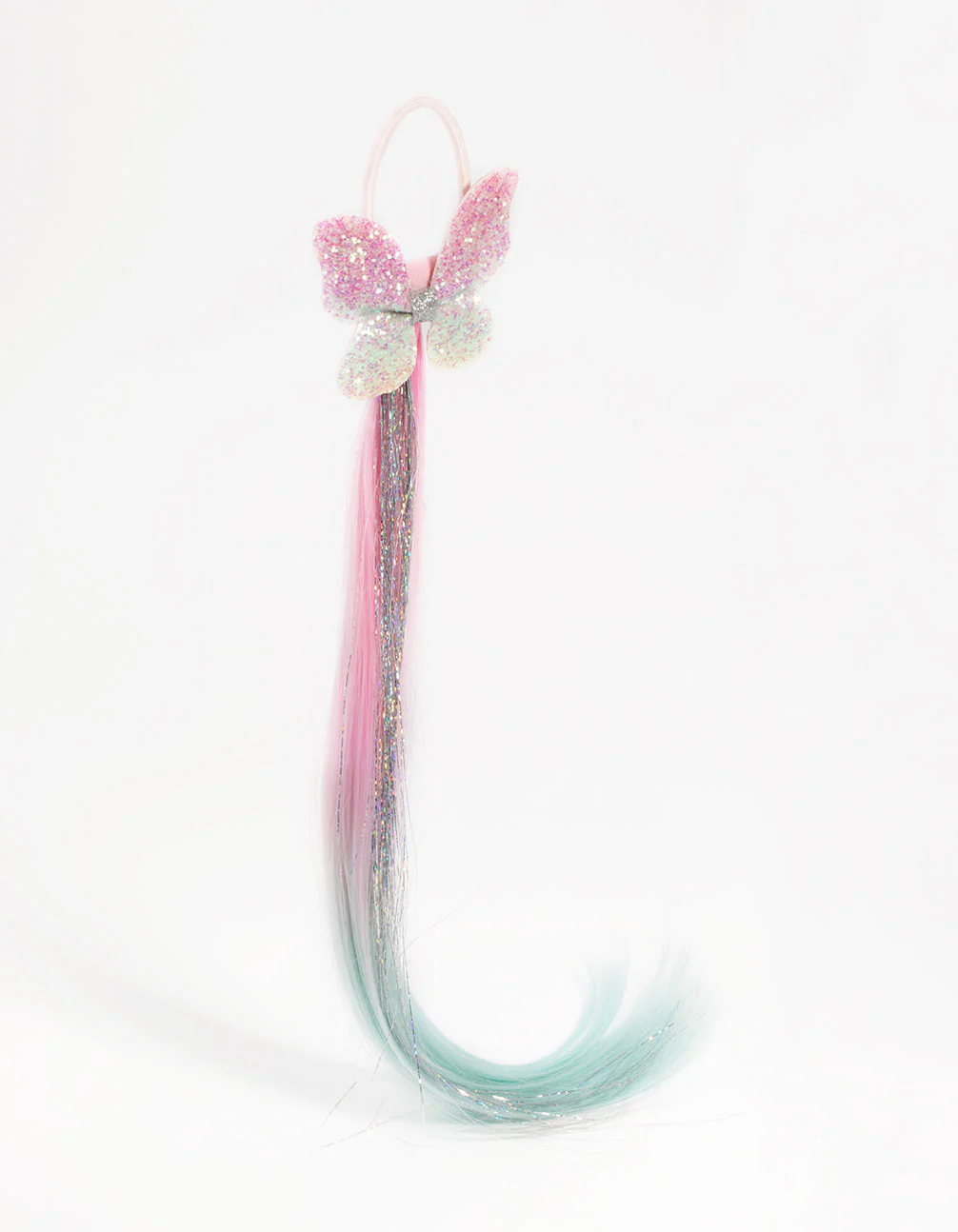 Kids Glitter Butterfly Faux Hair Tie - Image 3