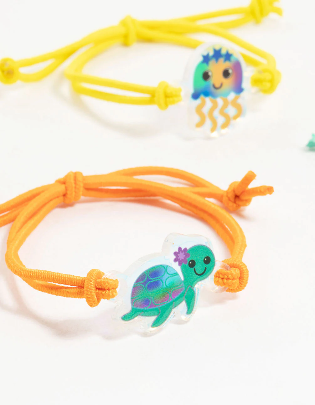 Kids Ocean Themed BFF Stretch Bracelets 5-Pack - Image 2