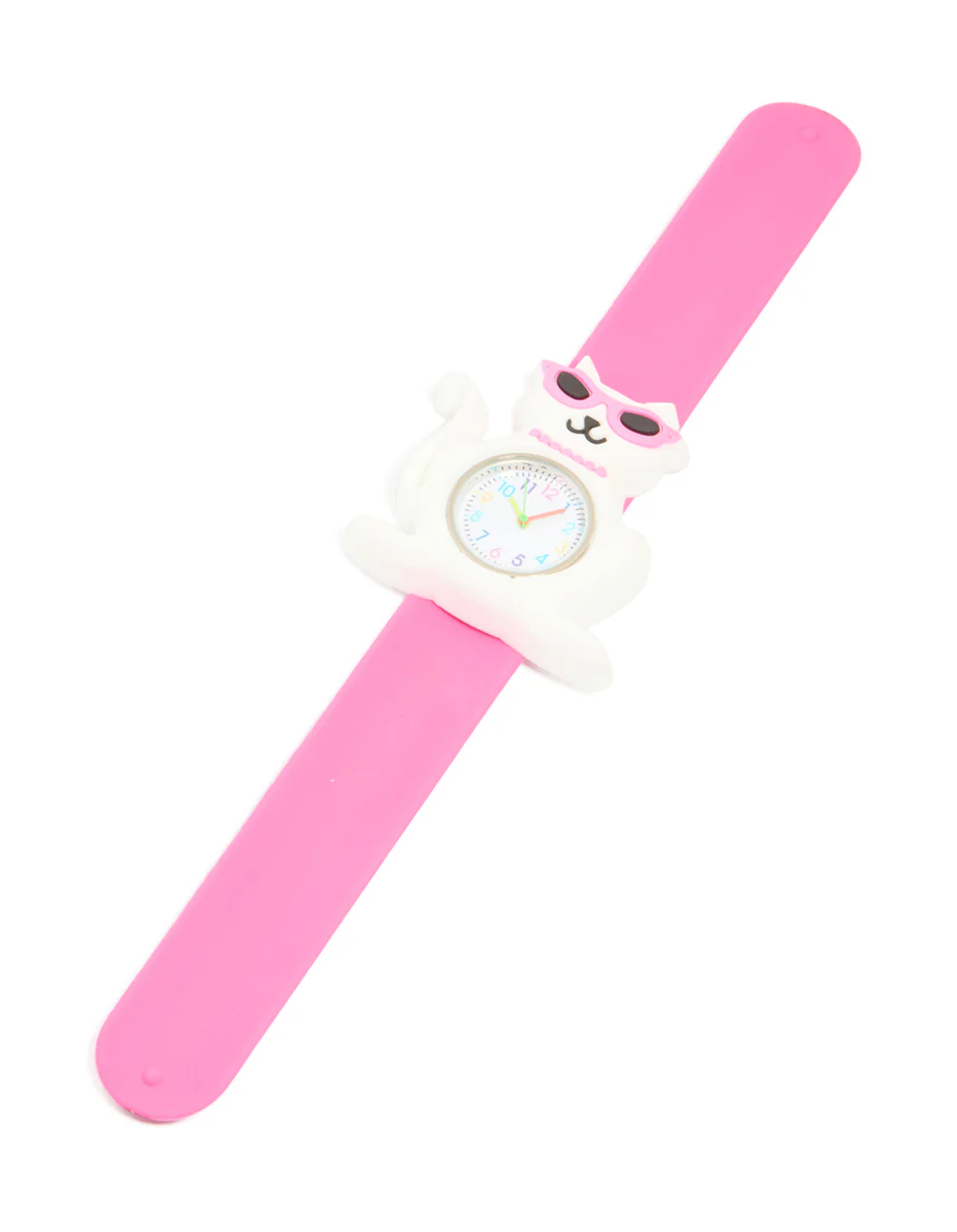 Kids Pink Cool Cat Slap Watch - Image 2