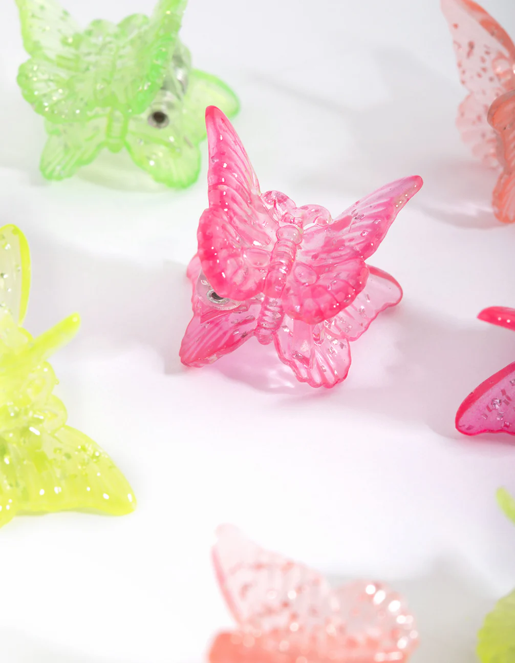 Kids Colourful Butterfly Claw Pouch - Image 4