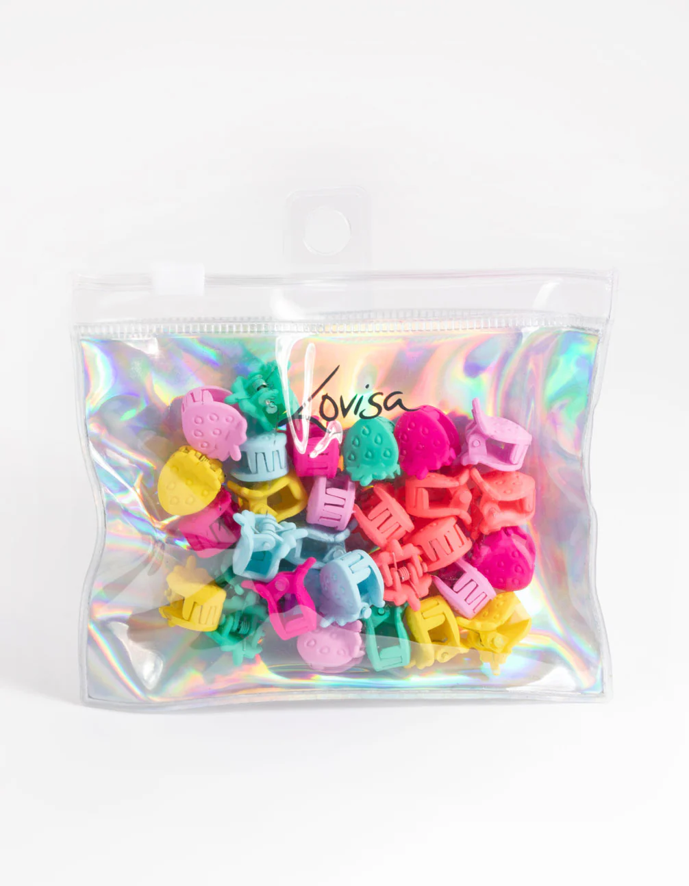Mixed Strawberry Mini Claw Clip Pack - Image 3