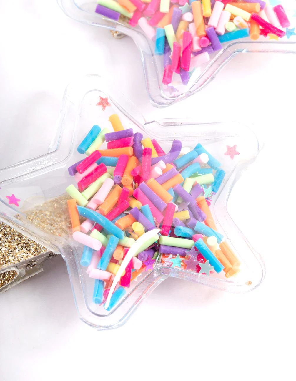 Kids Plastic Sprinkle Star Clip Pack - Image 2
