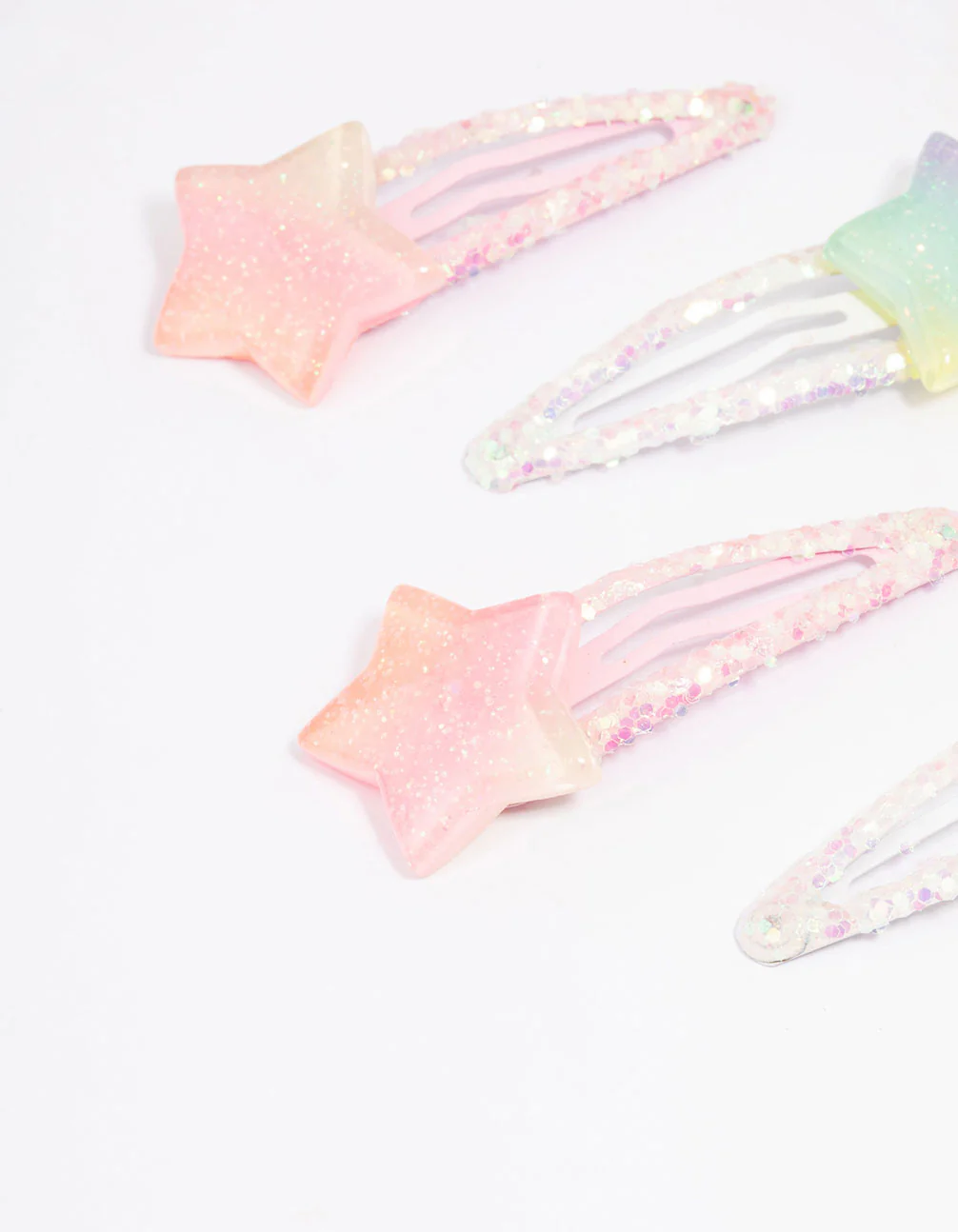 Kids Star Hair Snaps 4-Pack - Image 2