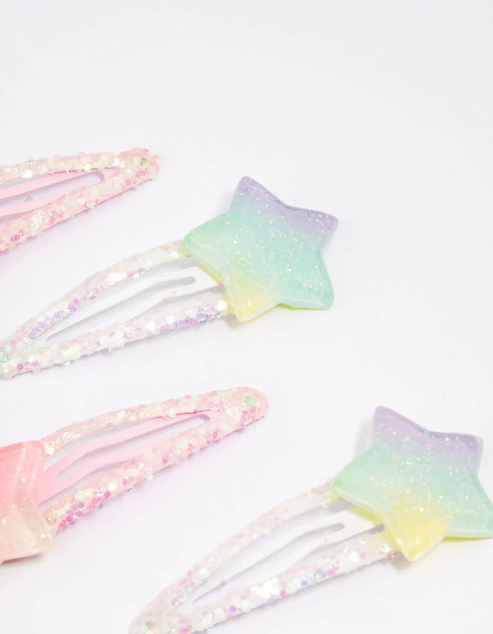 Kids Star Hair Snaps 4-Pack - Image 3