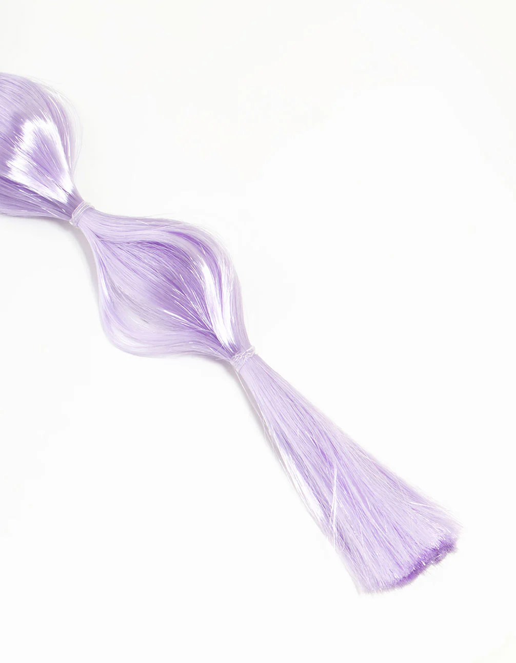 Kids Purple Butterfly Faux Hair Tie - Image 3