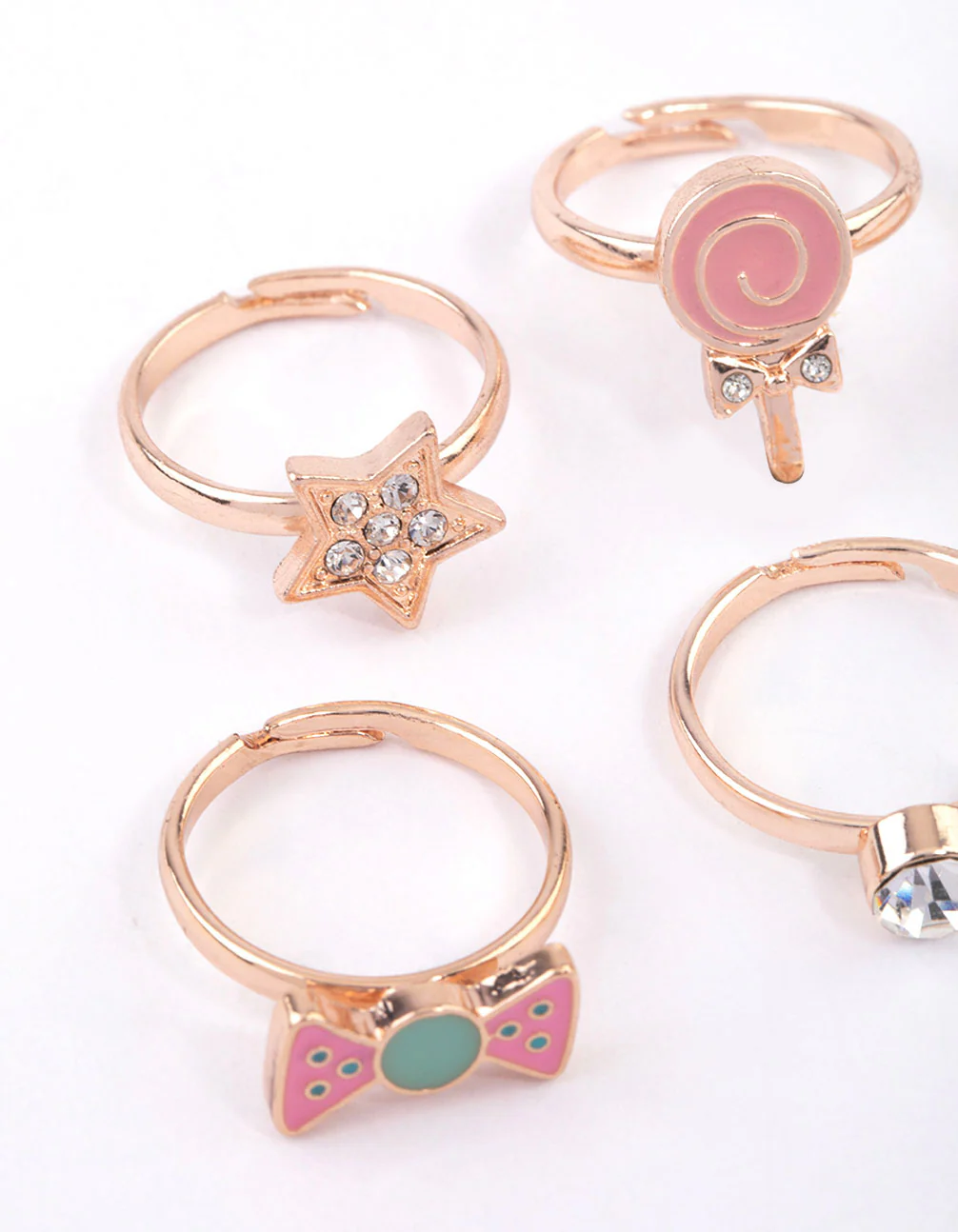 Kids Candy Sweet Ring 6-Pack - Image 2