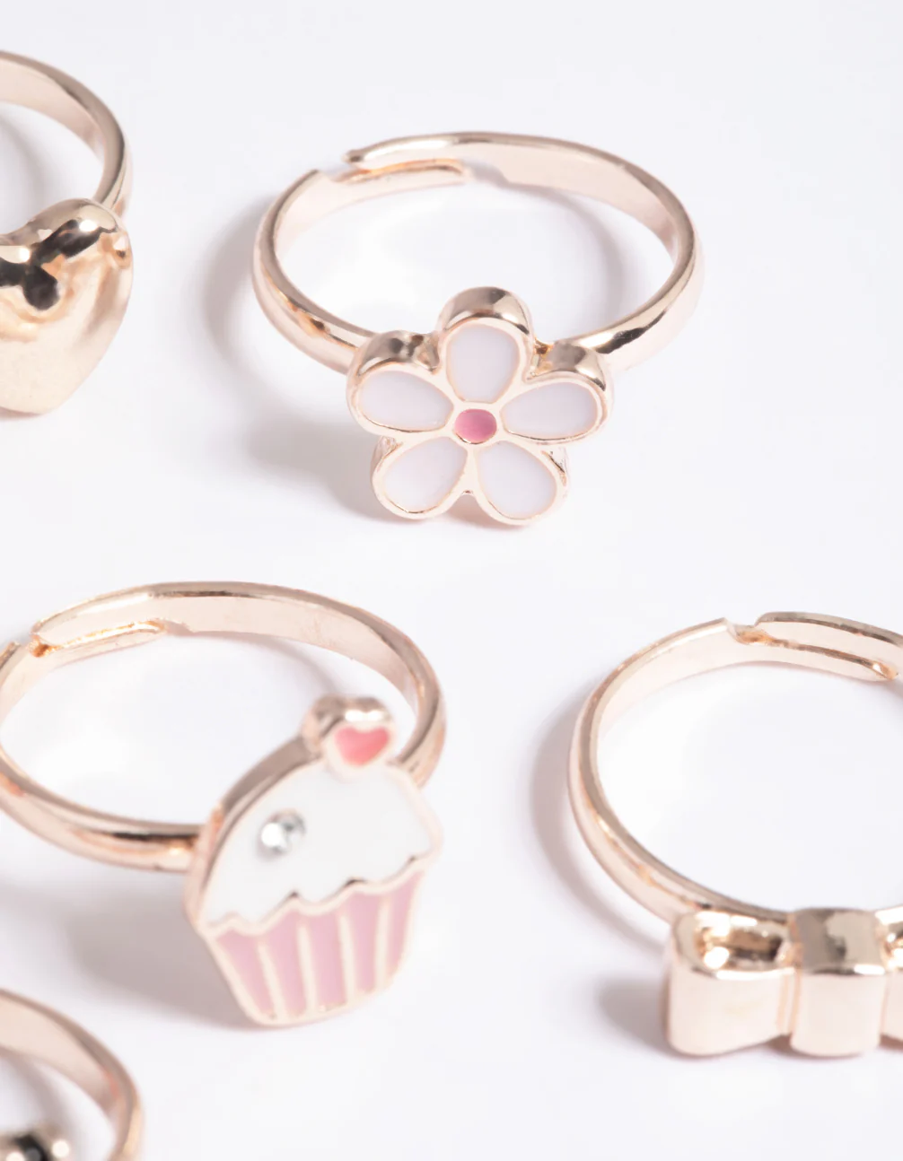 Kids Pink Sweet Ladybug Ring 6-Pack - Image 3