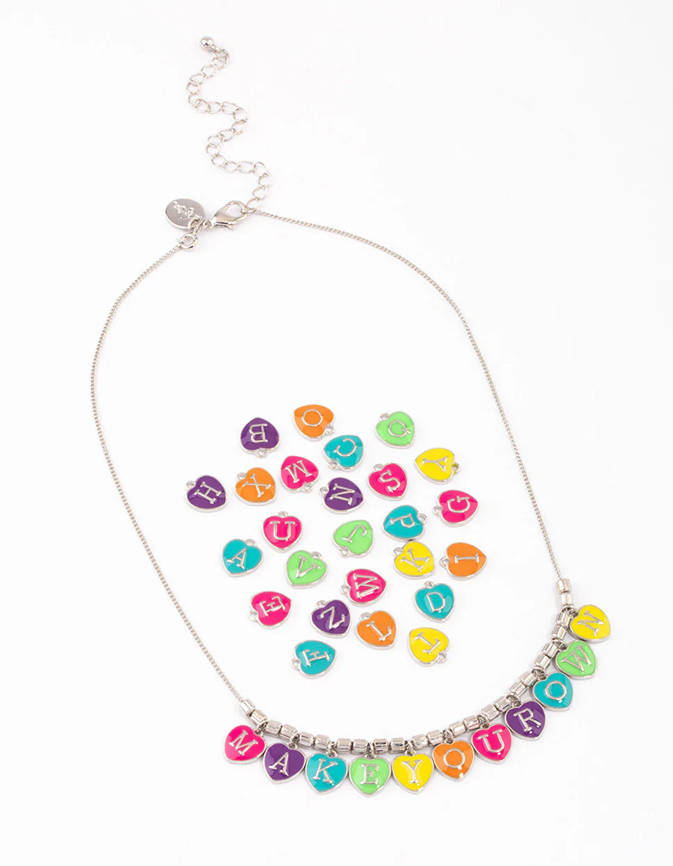 Kids Silver Charm Letter Kit - Image 2