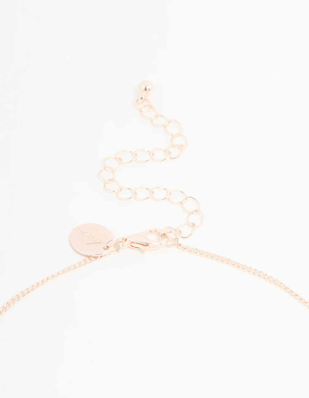 Kids Rose Gold Ballet Charm Pendant Necklace - Image 3