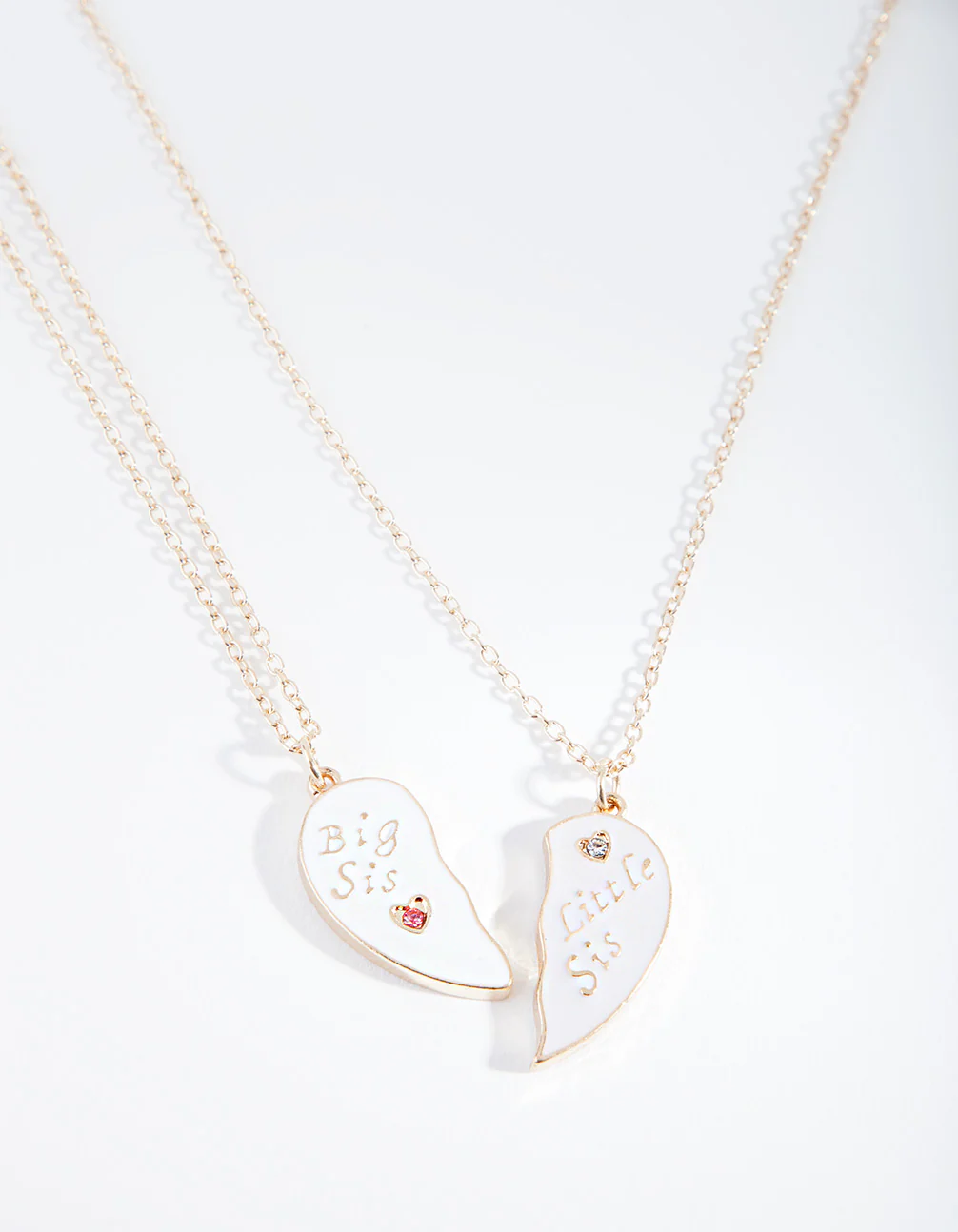 Kids Little & Big Sister Necklace Set - Image 3