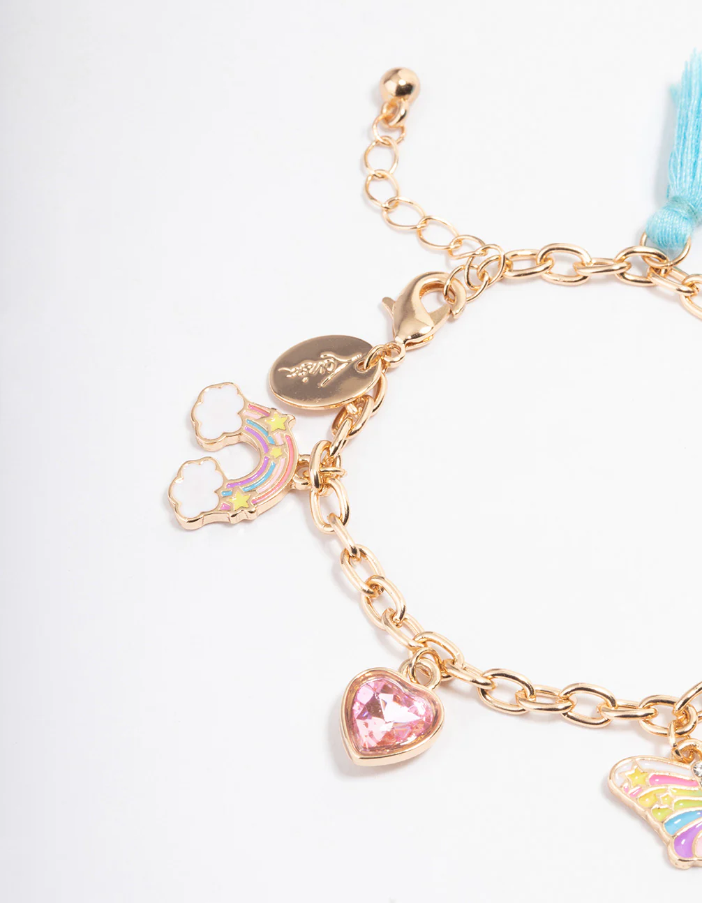 Kids Gold Bright Motif Charm Bracelet - Image 2
