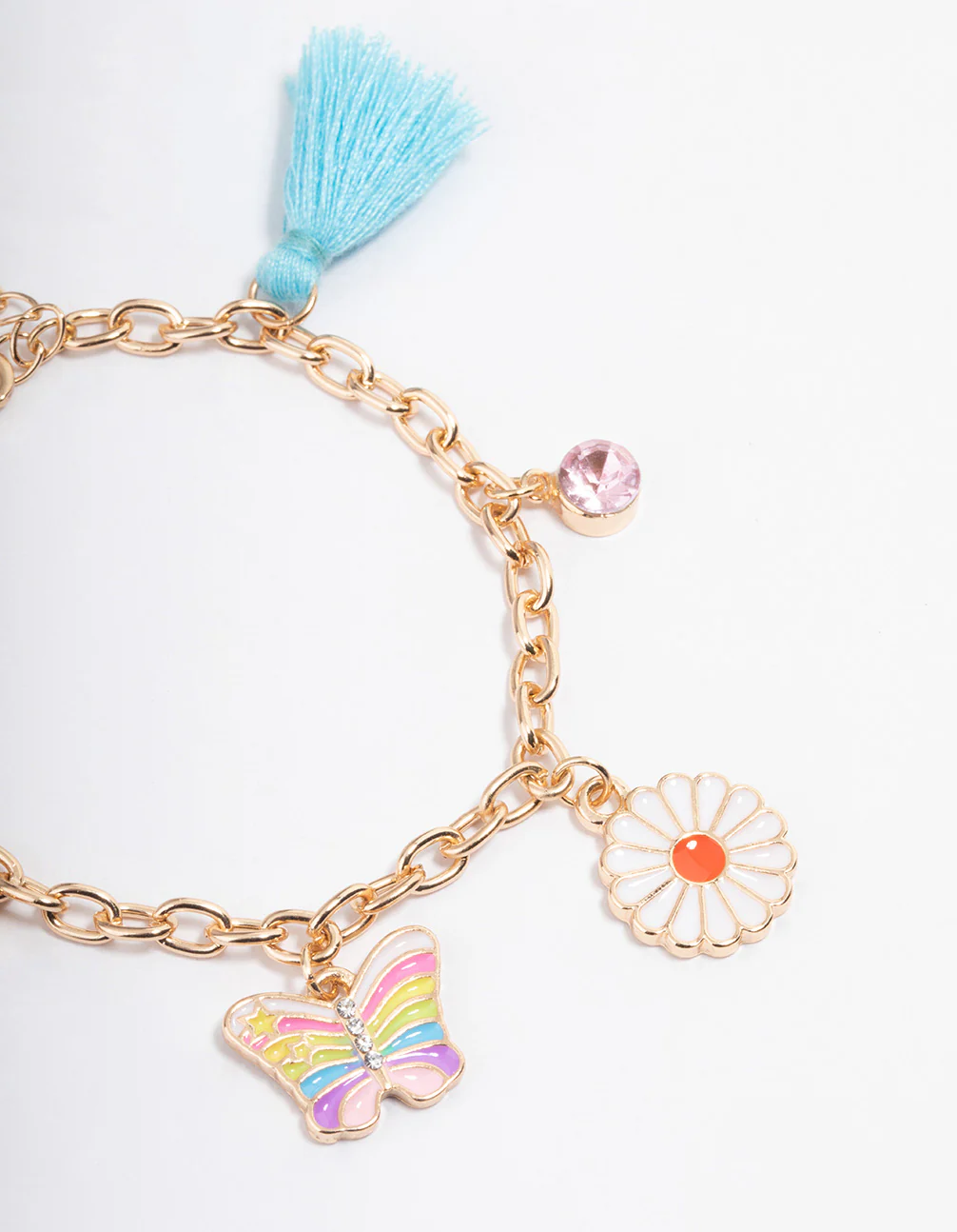 Kids Gold Bright Motif Charm Bracelet - Image 3