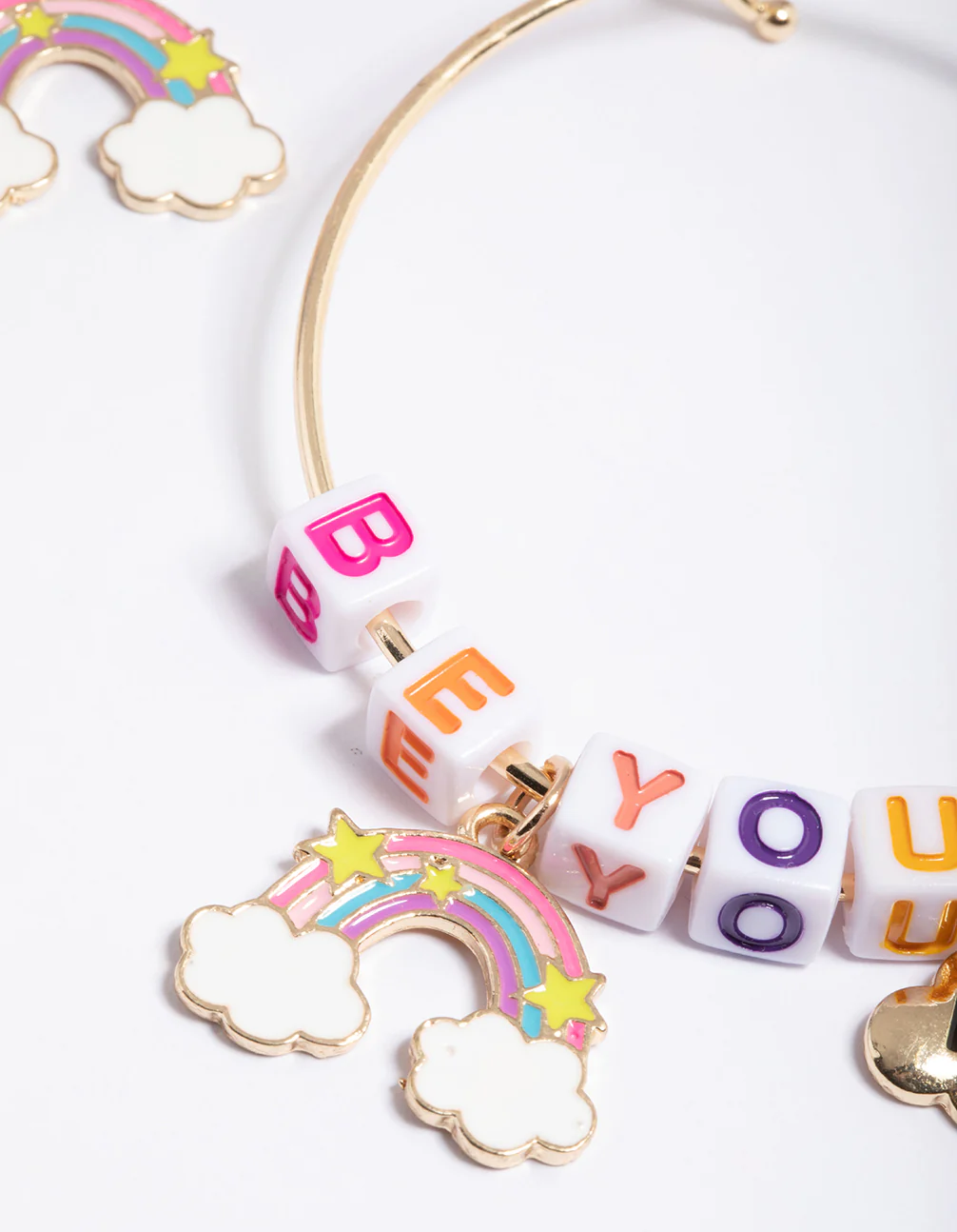 Kids Bright Word BFF Cuff Bangle - Image 2