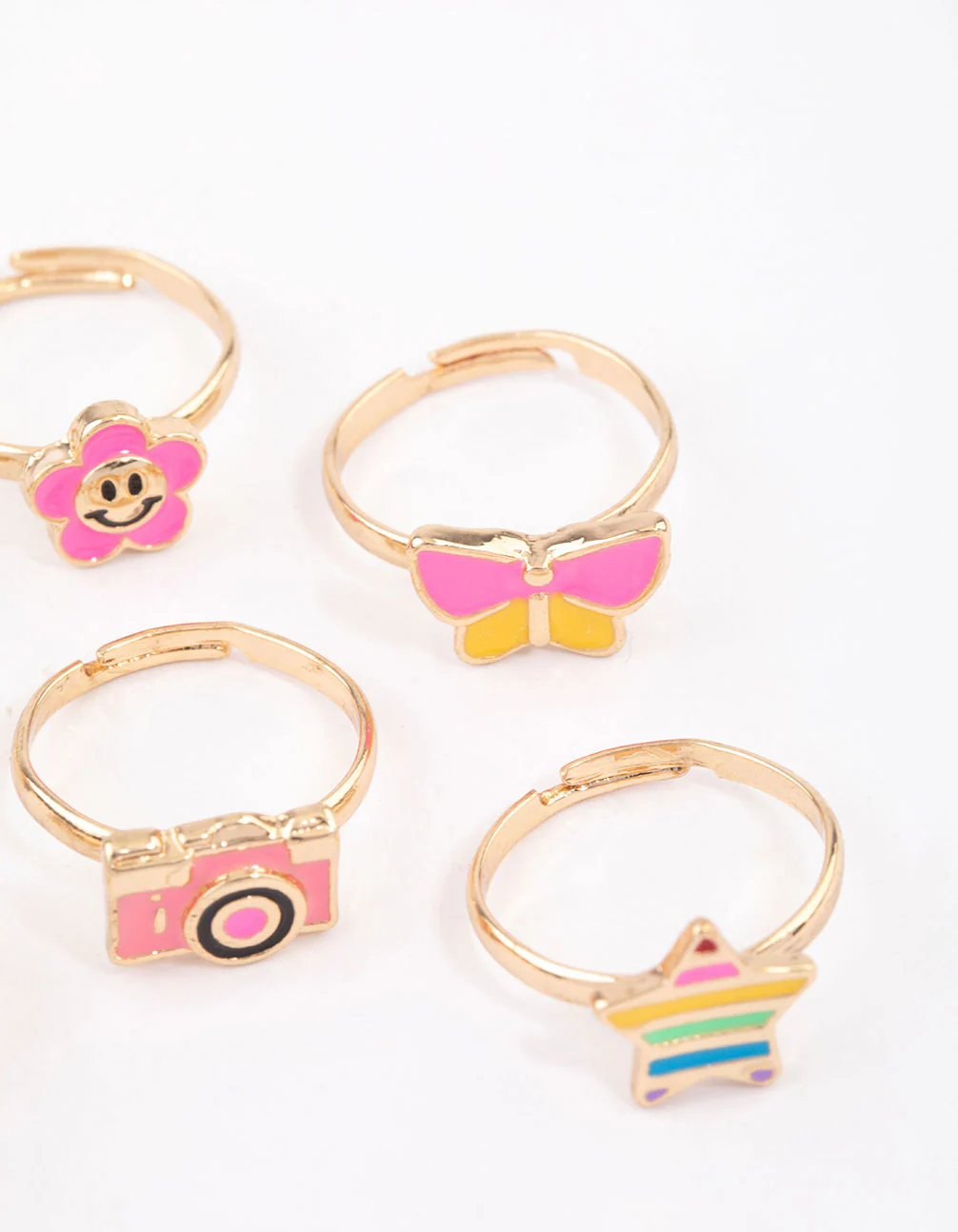 Kids Rainbow Ring 6-Pack - Image 3