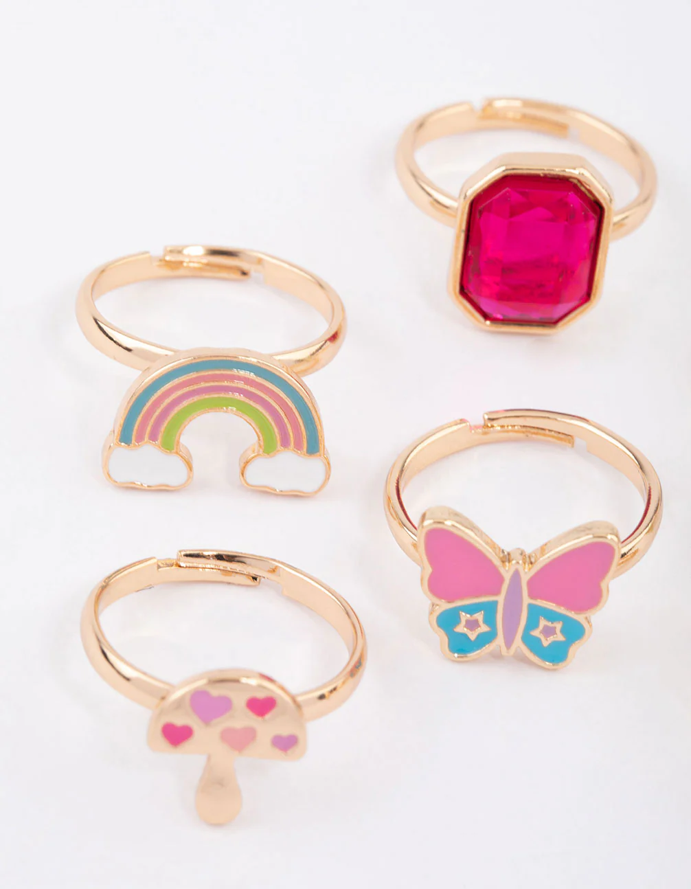 Kids Flower Garden Ring 6-Pack - Image 2