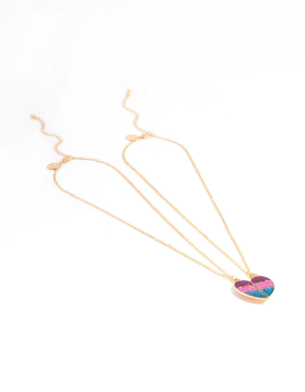 Kids Magnet Strap Heart BFF Necklace - Image 2