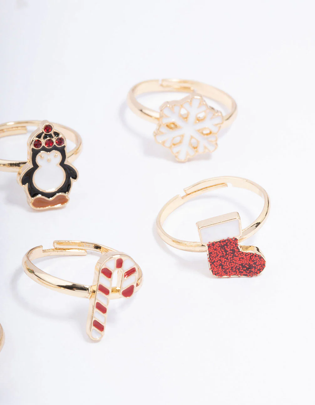 Kids Christmas Motif Ring 6-Pack - Image 3