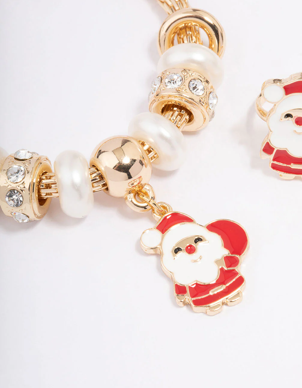 Kids Gold Christmas Santa Bracelet & Ring Pack - Image 3