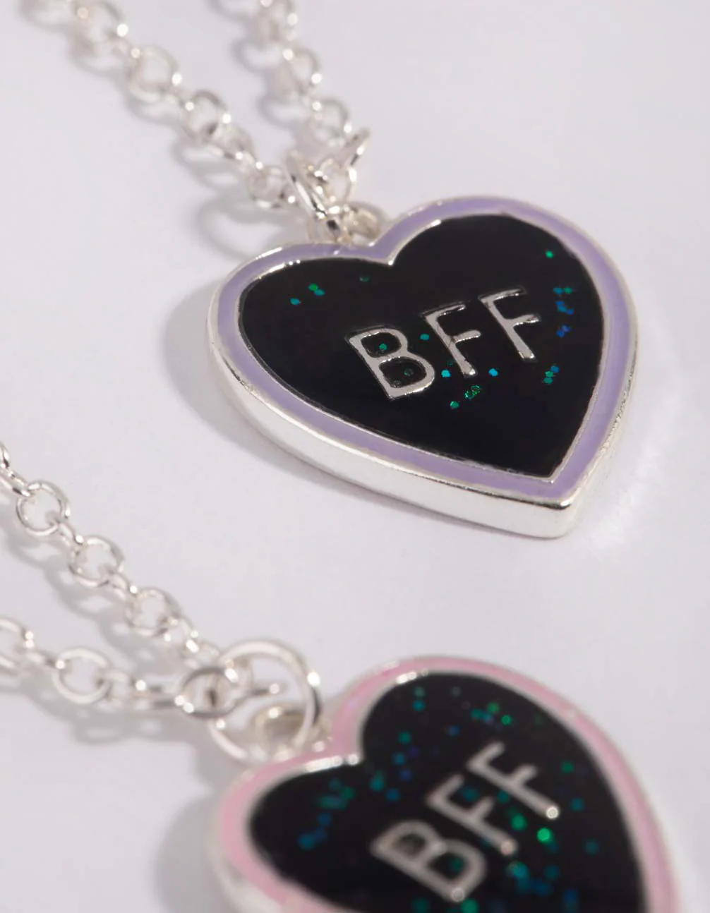 Kids Mood Heart Best Friend Necklace Set - Image 3