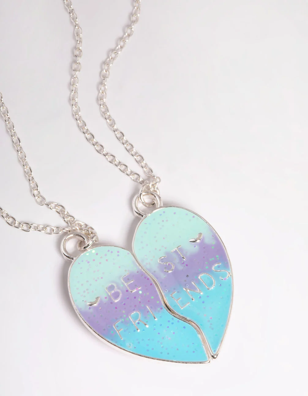 Kids Pastel Heart BFF Necklace Pack - Image 3