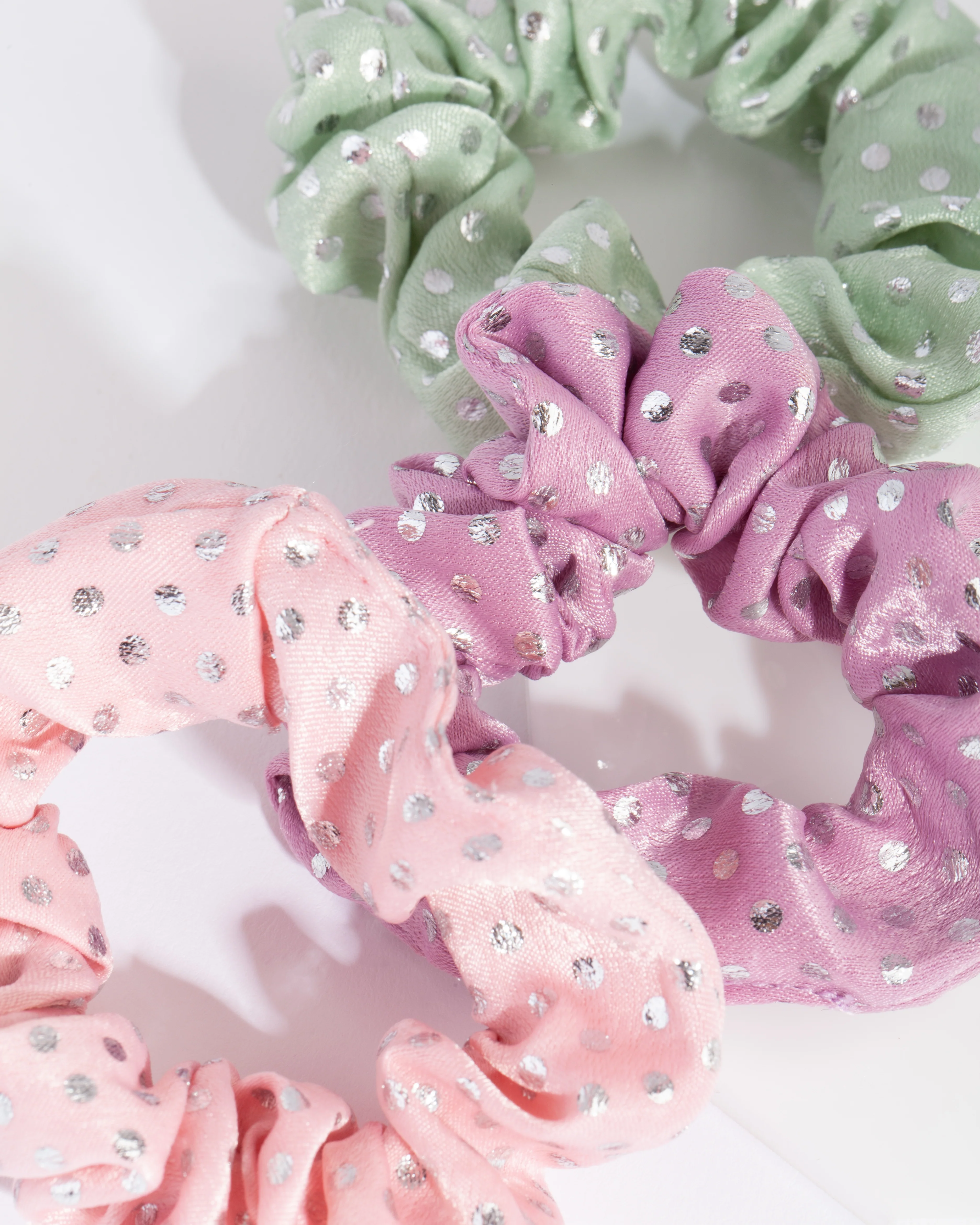 Kids Polka Dot Scrunchie Pack - Image 2