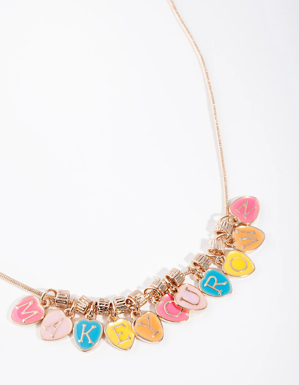 Kids Rainbow Charm Necklace Pack - Image 2