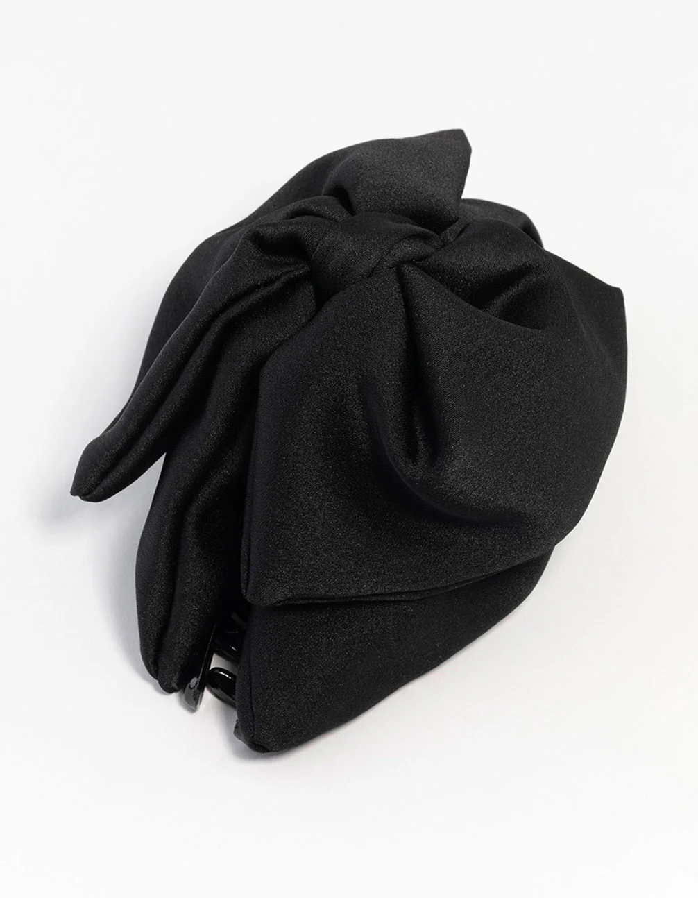 Large Fabric Bow Front Claw Clip - Image 3