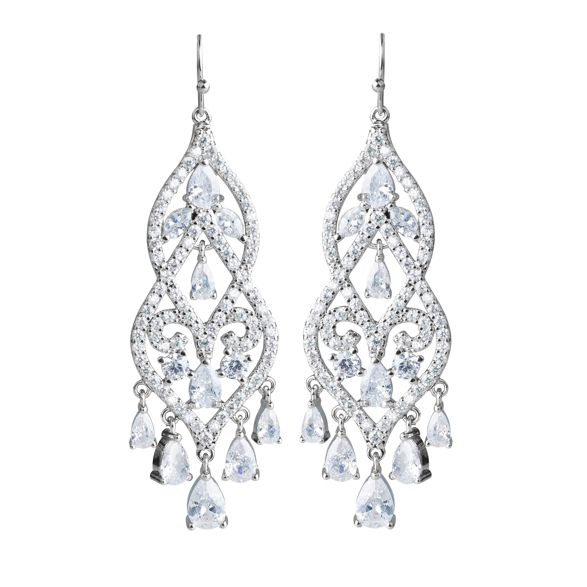 Statement Vintage Chandelier Earrings - Image 2