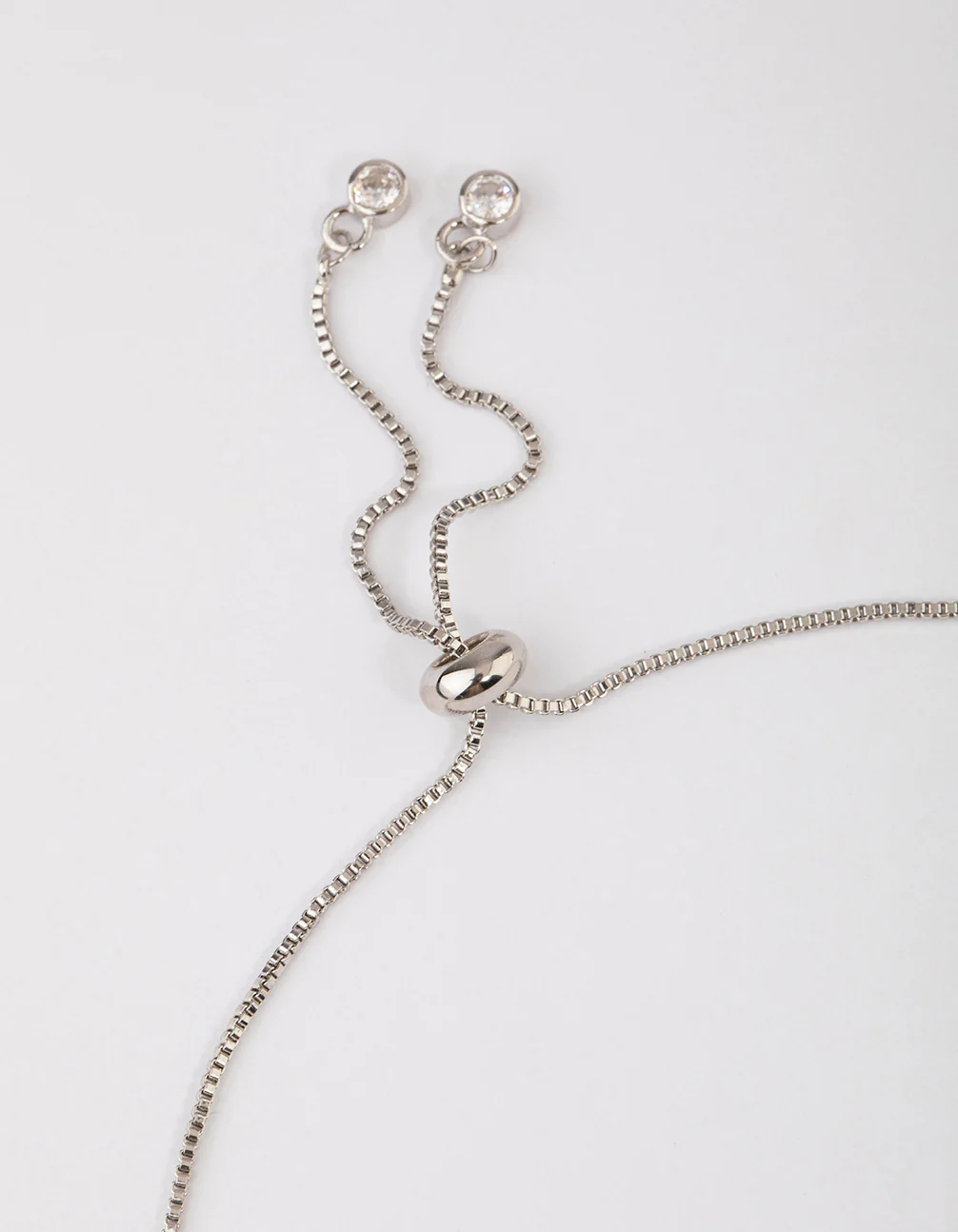 Silver Cup Chain Y-Neck Jewellery Set - Image 3