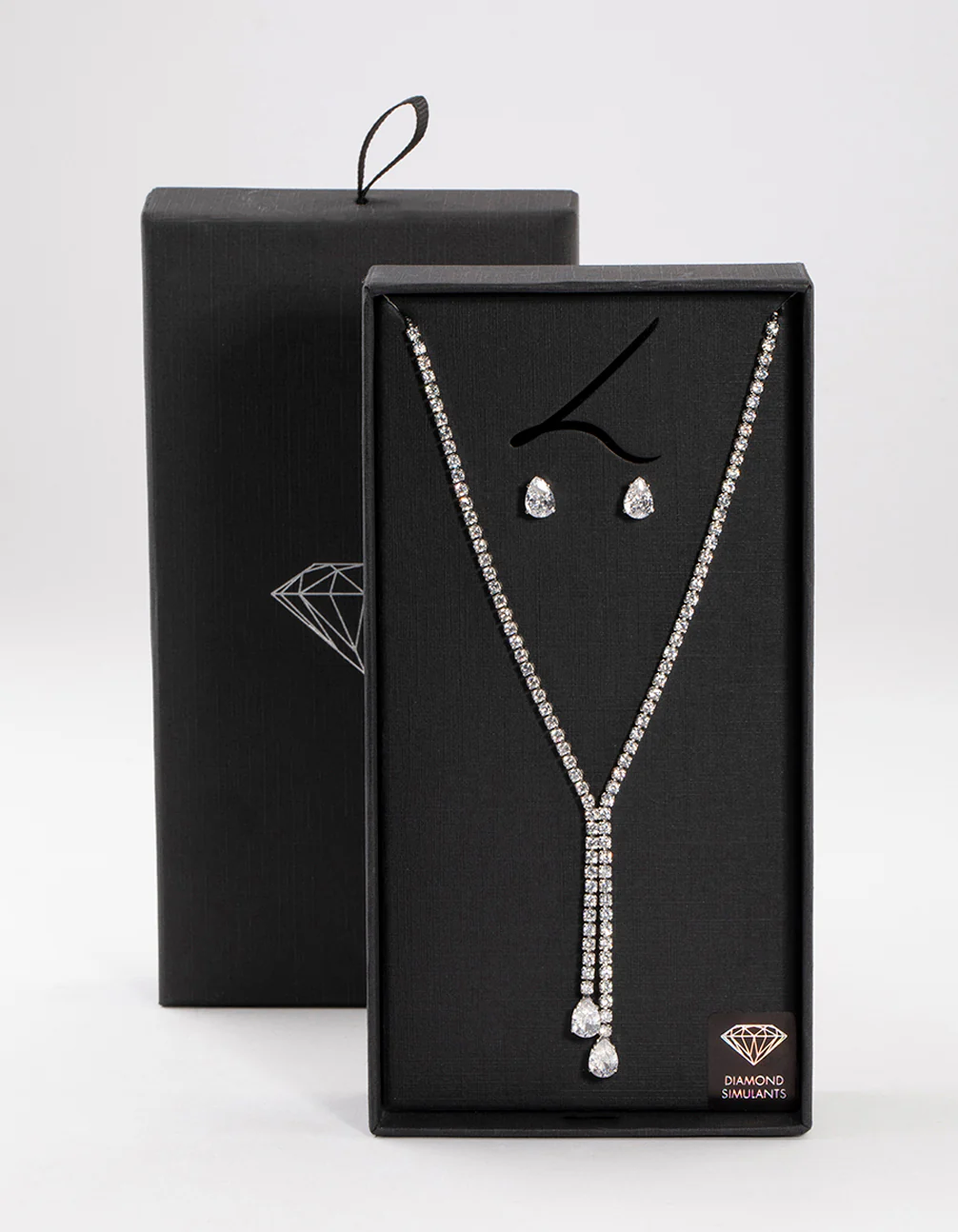 Silver Cup Chain Y-Neck Jewellery Set - Image 4