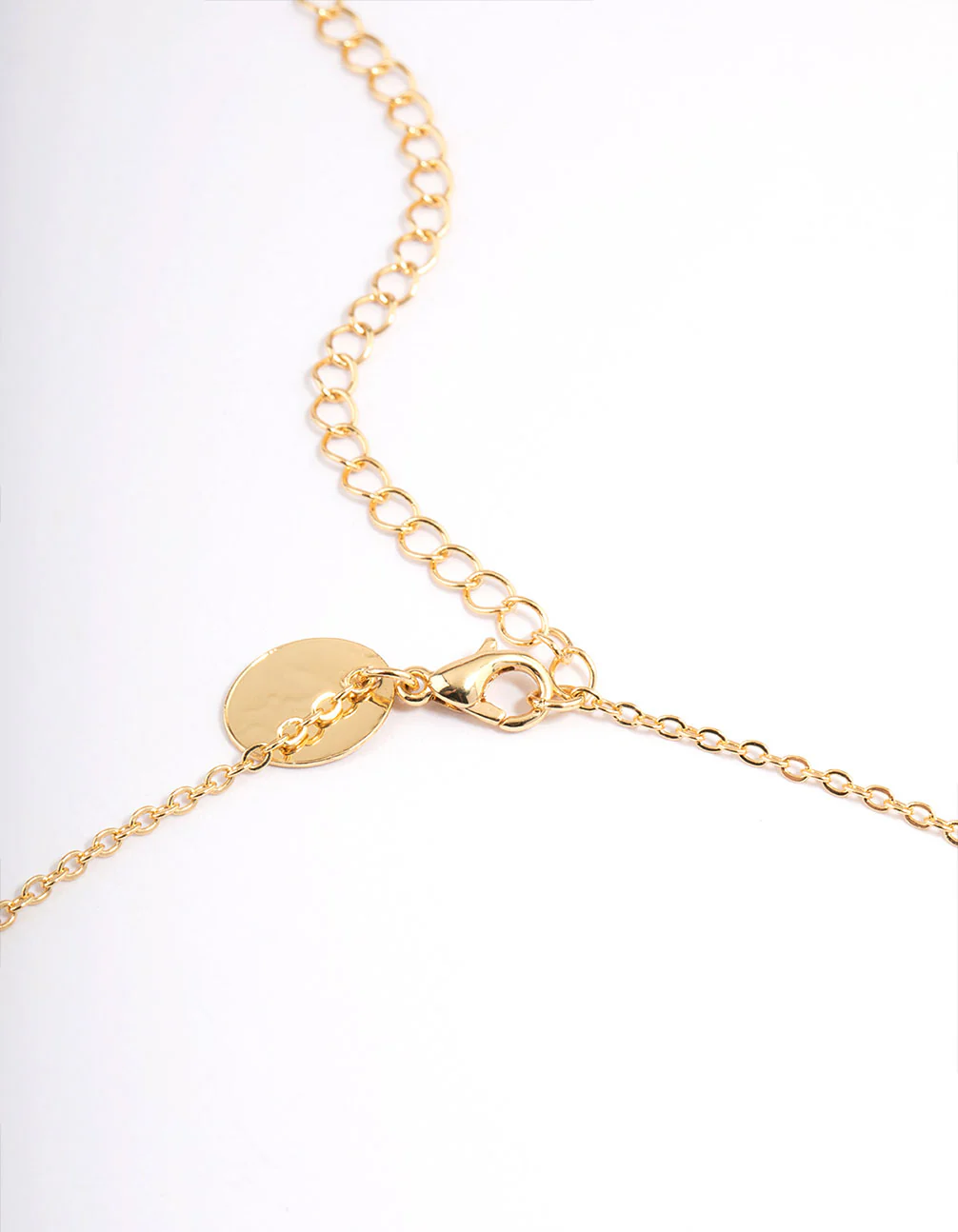 Gold Plated Multi Butterfly Necklace - Image 3