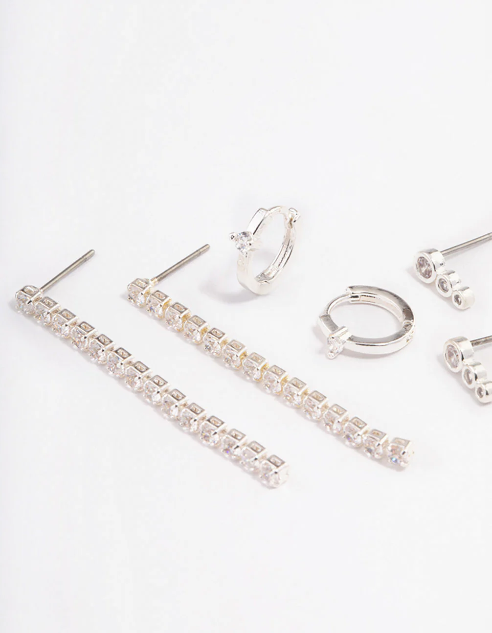 Silver Plated Cupchain Drop Earrings Pack - Image 2