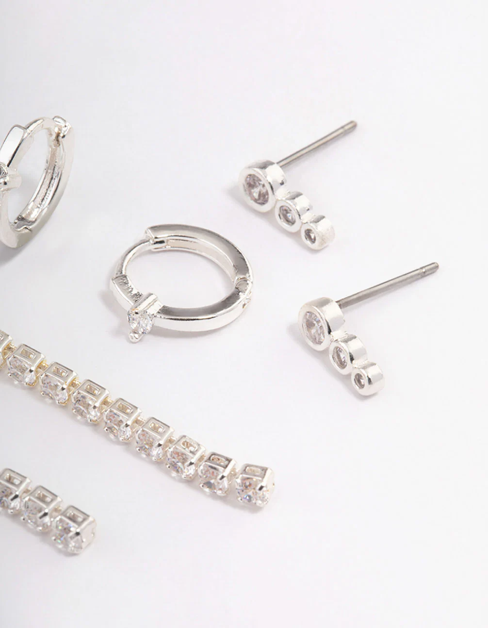 Silver Plated Cupchain Drop Earrings Pack - Image 3