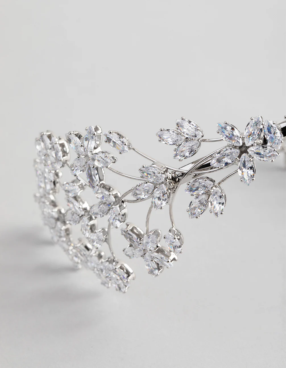 Silver Statement Flower Alice Band - Image 2